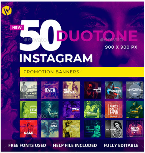[Graphicriver] 50 Duotone Instagram Banners (2020)_0.png